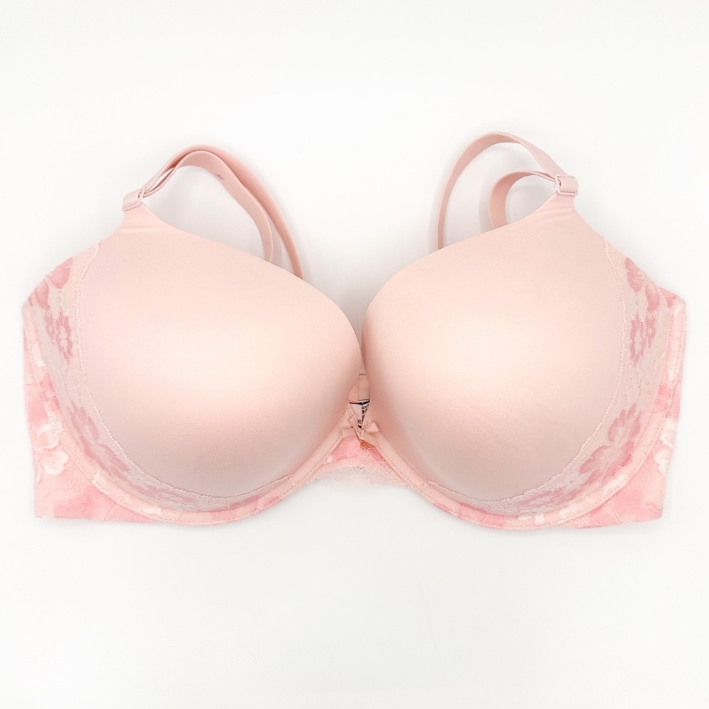 Victoria's Secret Body By Victoria Light Pink Lace Push-Up Bra